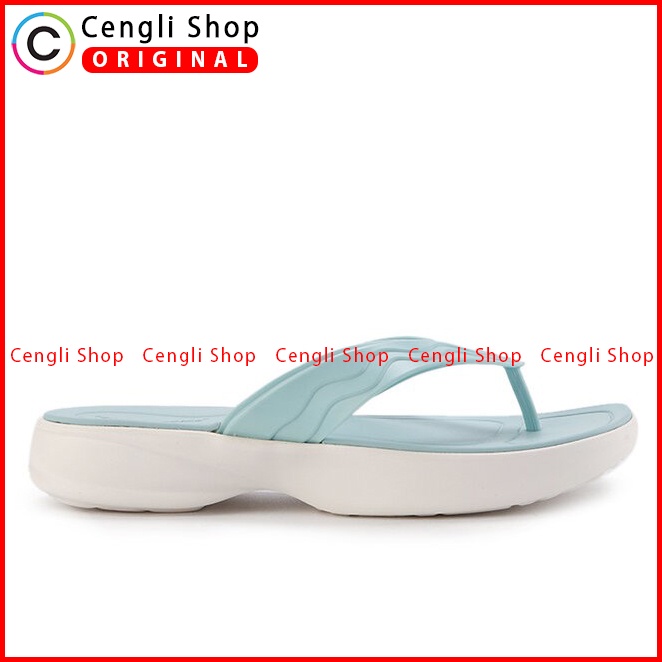 SANDAL JEPIT WANITA HUSH PUPPIES ORIGINAL CASUAL BRANDED BLUE HW09