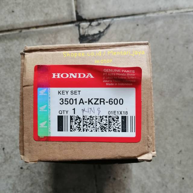 Kunci kontak honda Vario 125 Original honda AHM