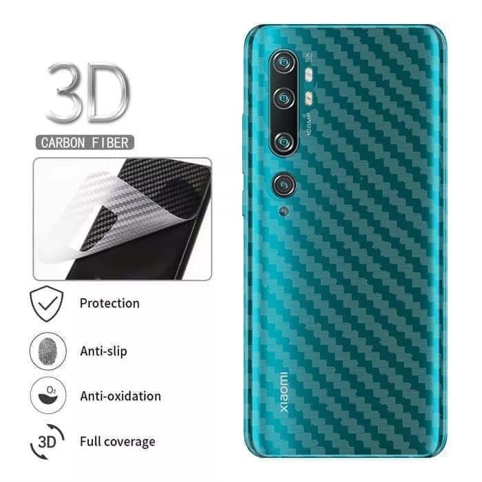 Realme X C11 C15 skin carbon grid garskin sticker stiker hp lapisan