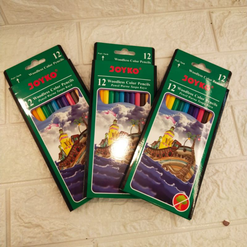 

Joyko Pensil Warna 12 Warna Panjang CP-103