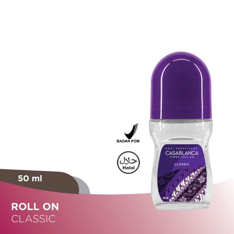 Casablanca Roll On 'VIOLET' 50ML