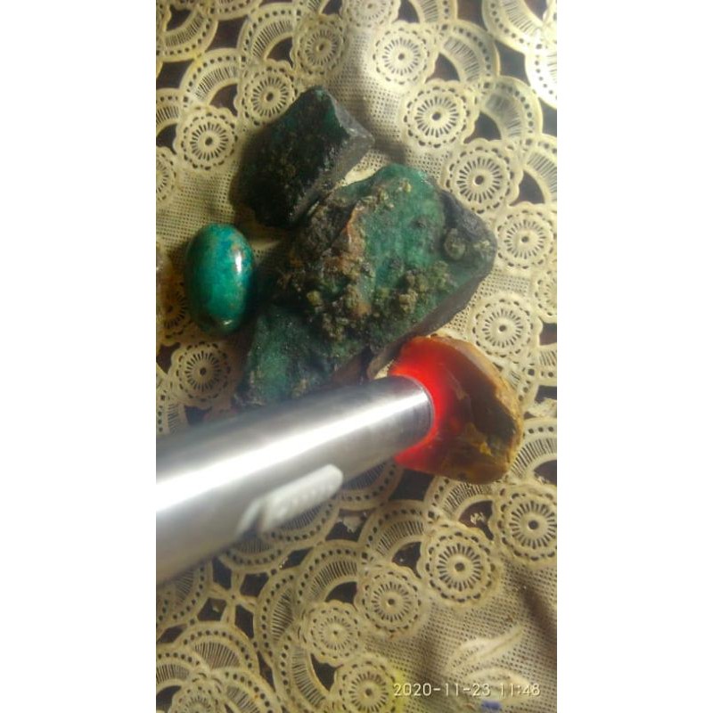 batu akik bacan doko bonus red obi