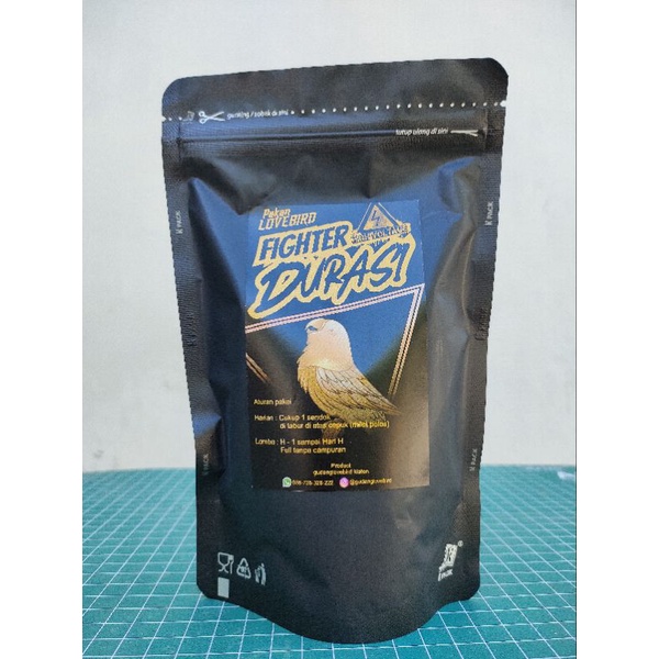 PAKAN LOVEBIRD FIGHTER DURASI