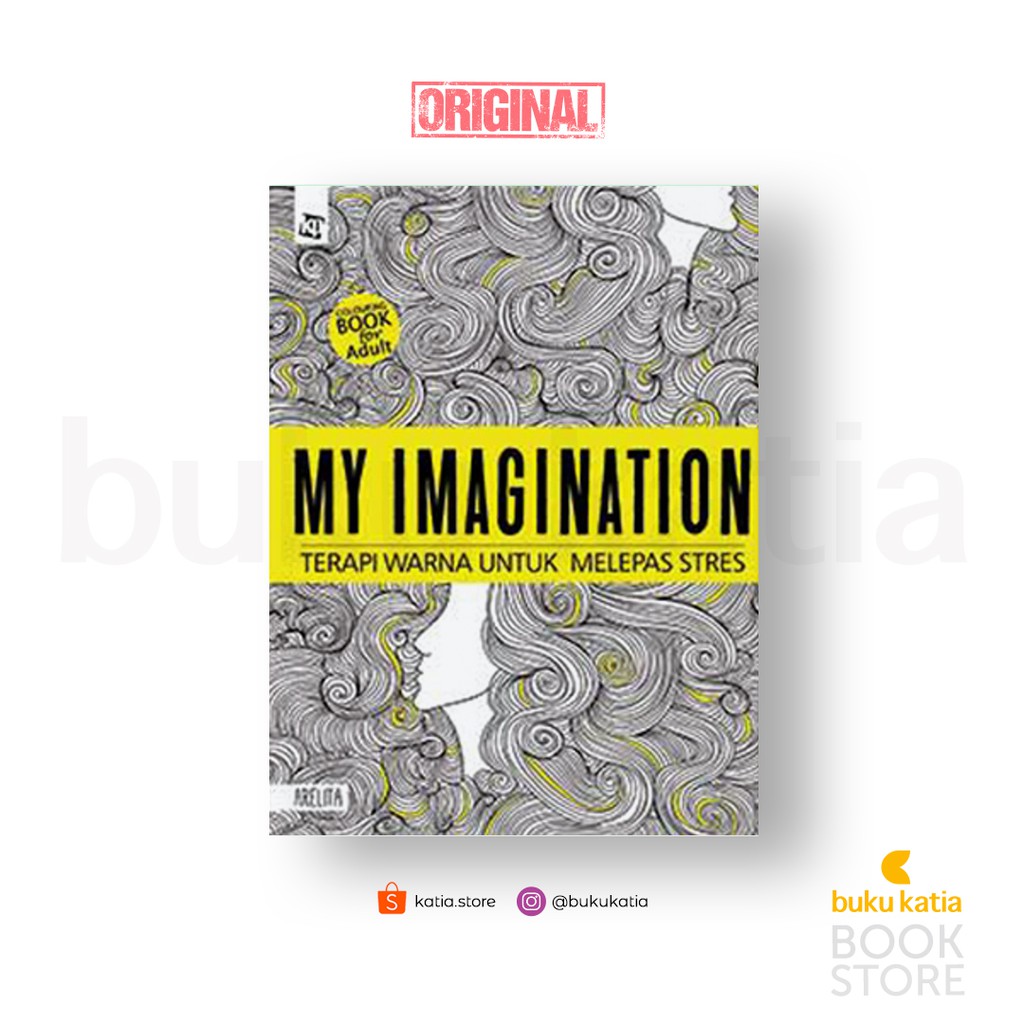 Download COLORING BOOK FOR ADULT: MY IMAGINATION | Shopee Indonesia