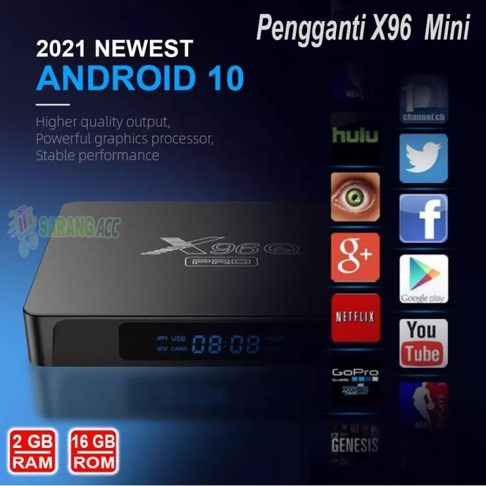 Paket Android Smart TV Box X96 Mini 2GB/16GB + Smart Mini Keyboard i8
