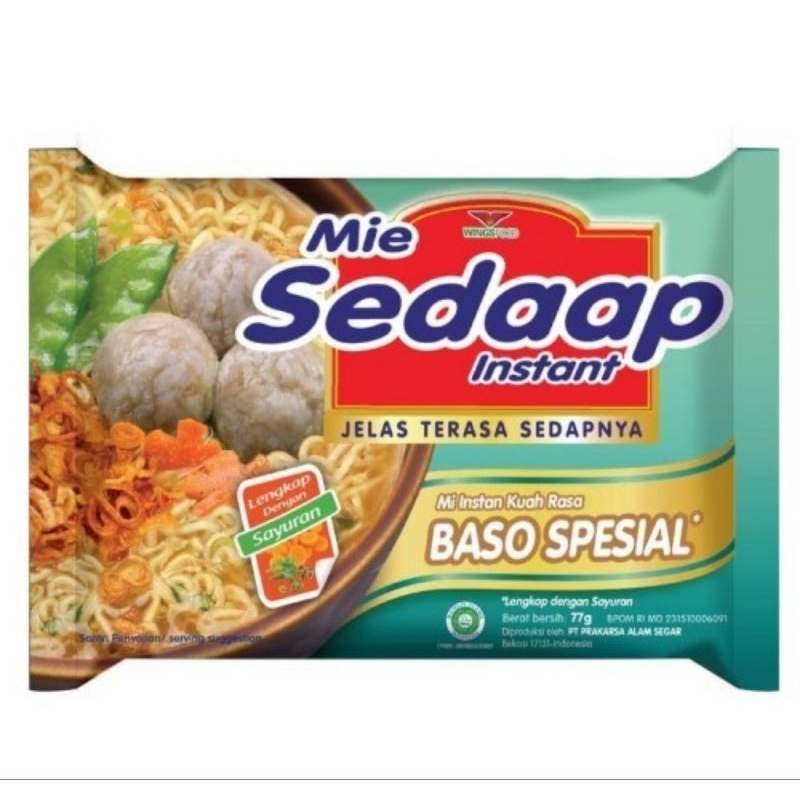 

Mie Sedaap Rasa Baso Spesial 1 Pcs