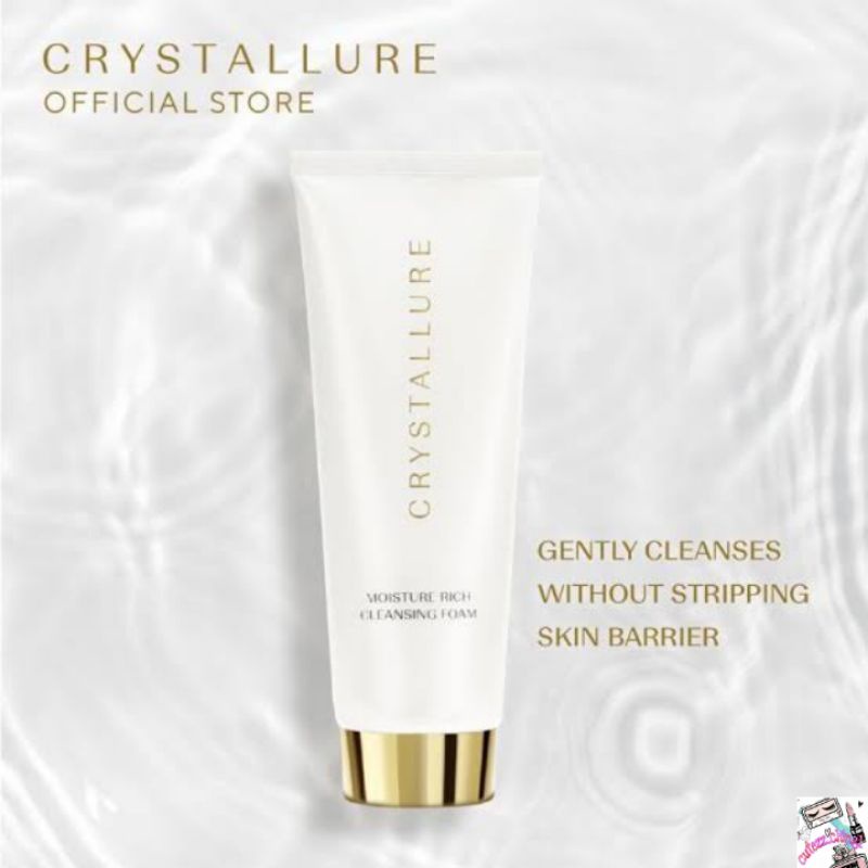 ☃Cutezz_Ching1☃Wardah Crystallure Moisture Rich Cleansing Foam 100ml