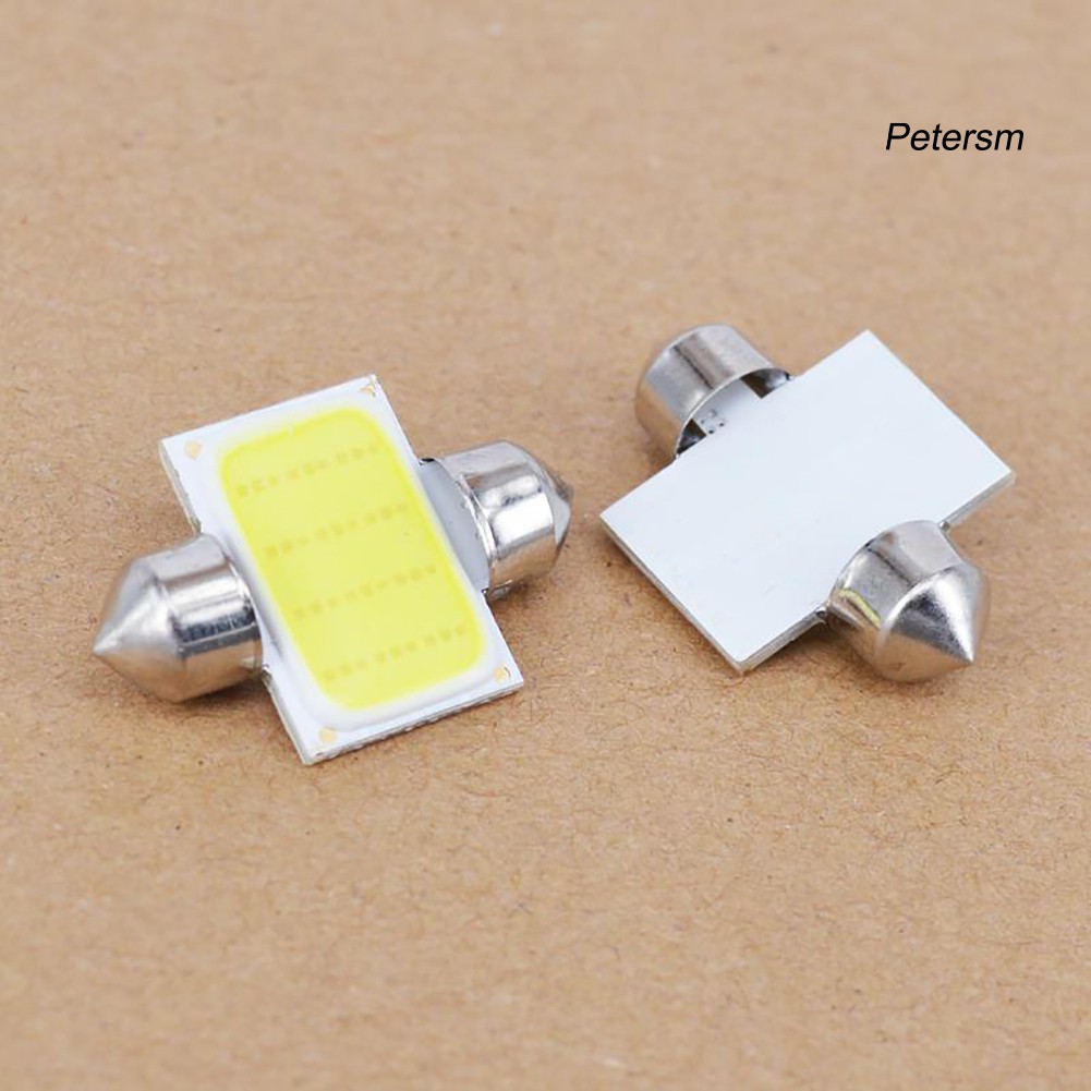 RX*2Pcs 12V COB LED White Interior Light Lamp Car Caravan Motorhome Reading