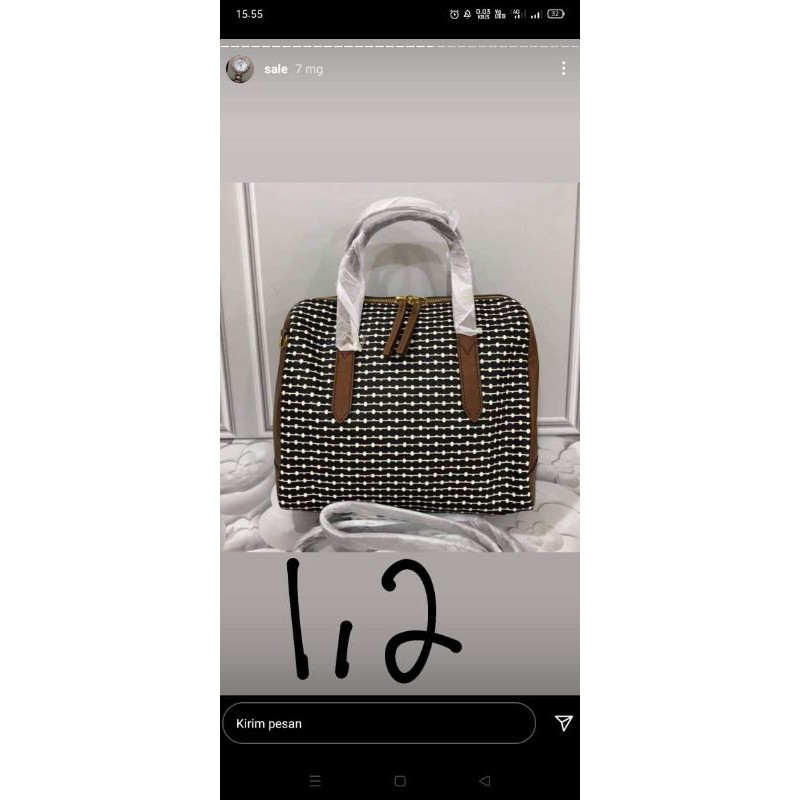 sydney satchel black strip