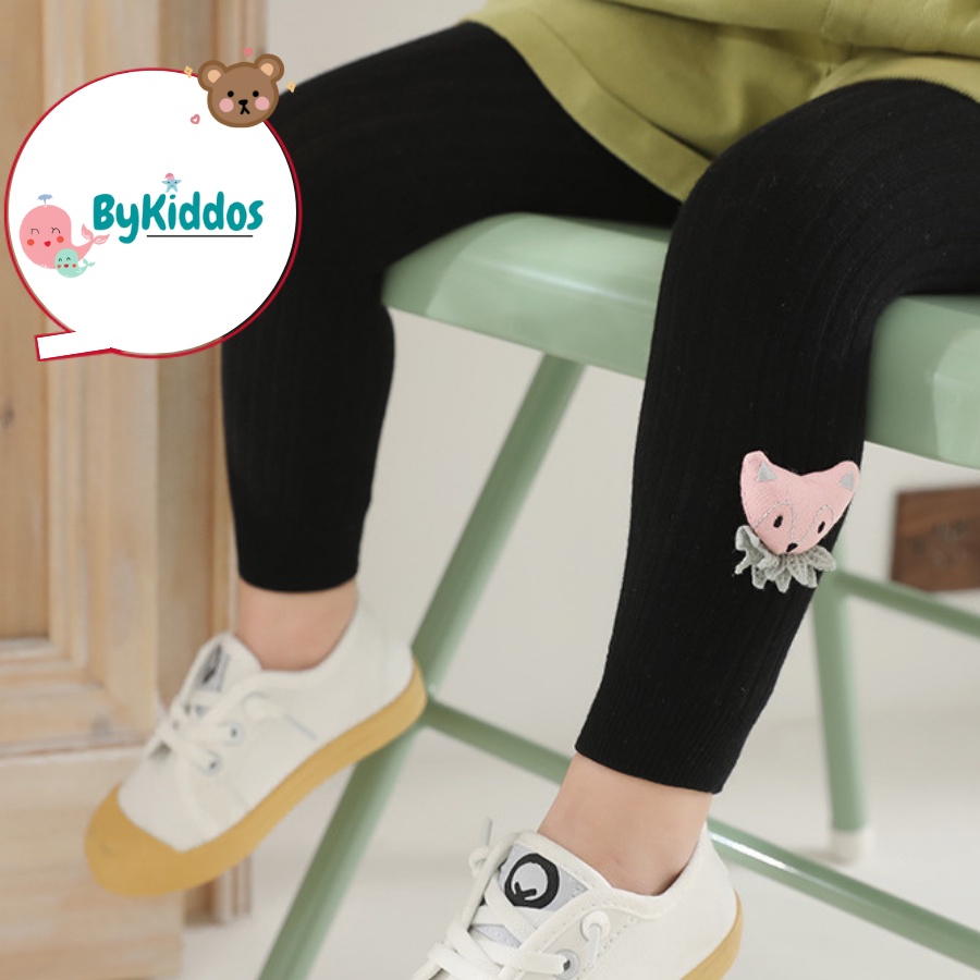 ByKiddos -  Legging Anak Perempuan Import Premium / Leging Bayi Import Motif Kucing