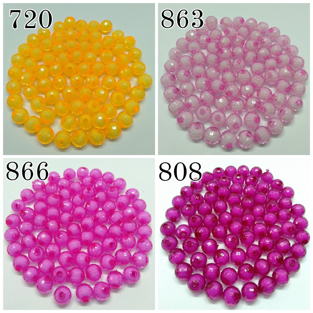 MANIK ISI / MOTE ISI / MANIK AKRILIK ISI BOLA DUNIA / MOTE AKRILIK ISI BOLA DUNIA / MANIK ISI LAMPION / MOTE AC ISI LAMPION 8MM