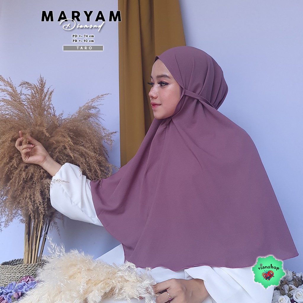 jilbab maryam PART 1 bergo tali non ped,bergo naswa , jilbab 1 layer , jilbab instan,jilbab cantik-maryam TARO