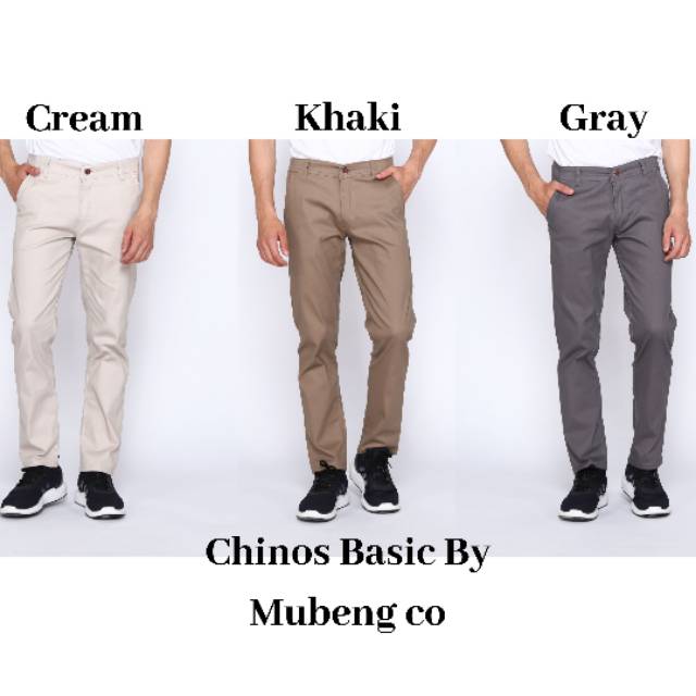 basic chinos