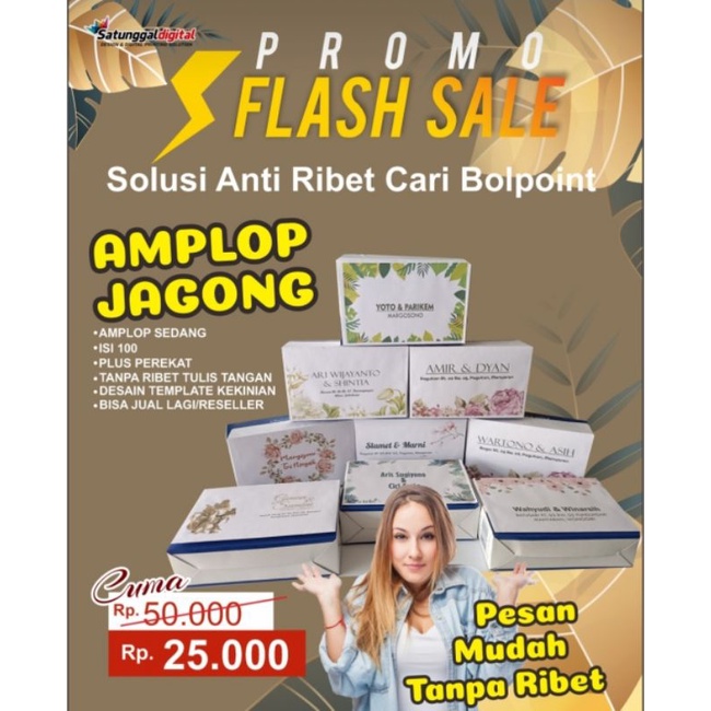 

AMPLOP PRINTING/AMPLOPJAGONG murah plus nama alamat template