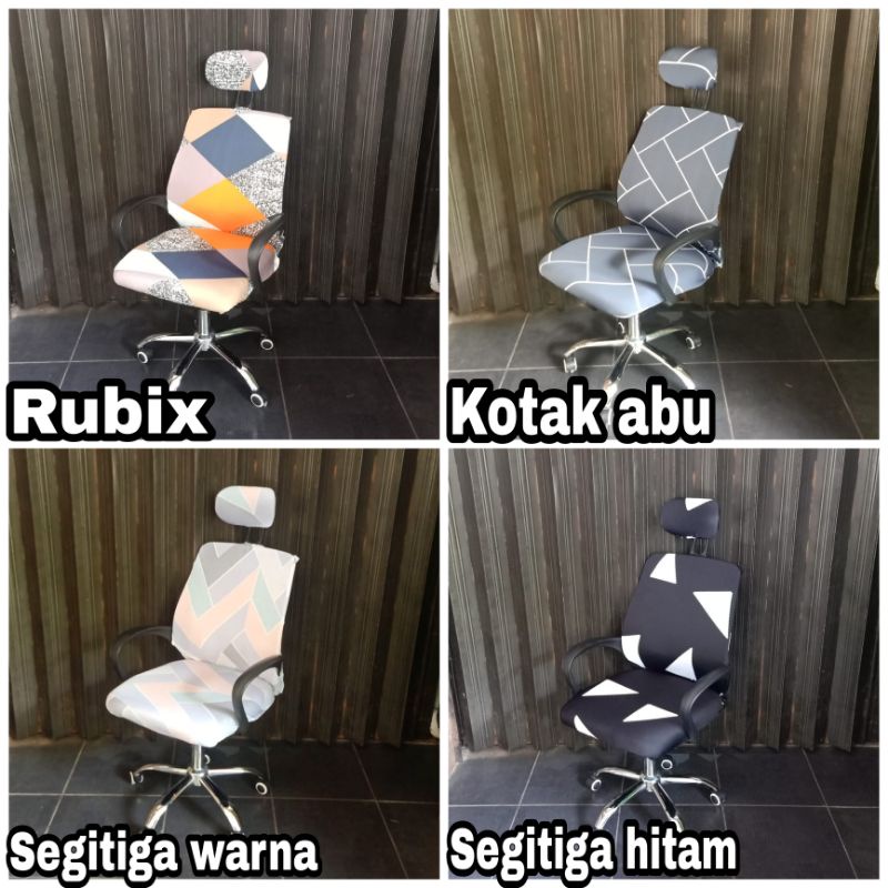 Sarung PELINDUNG kursi kantor putar/OFFICE CHAIR COVER elastis size: K