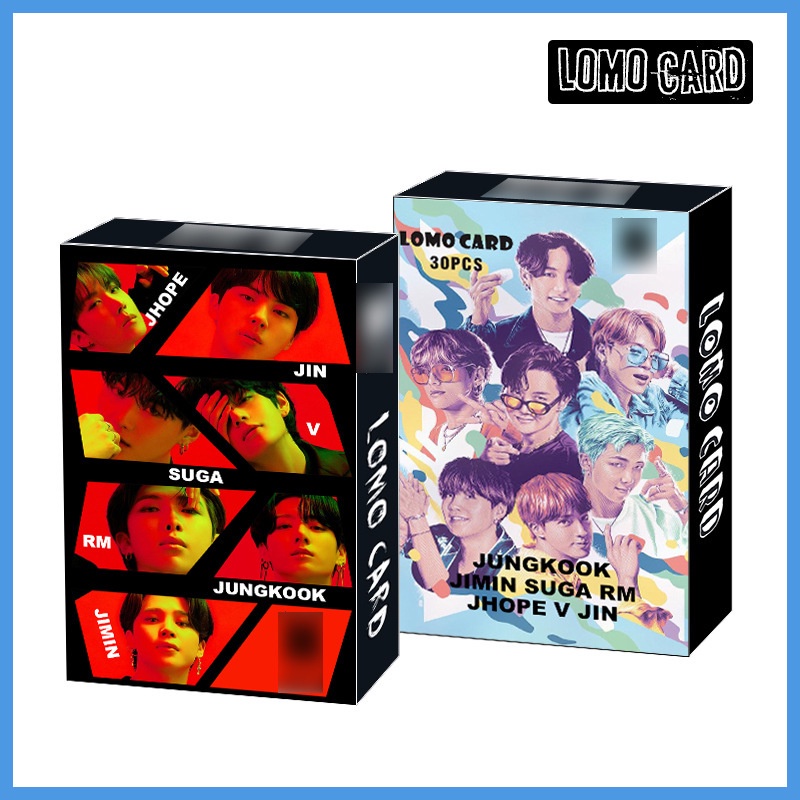 30pcs / box Kartu Foto Lomo BTS soul 7