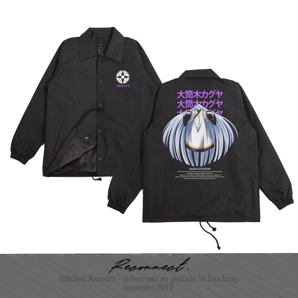 Reconnect Coach Jacket Naruto Kaguya Otsutsuki - Unisex - Anti Air