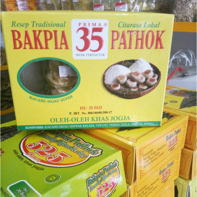 

Bakpia pathok basah 35 "kacang hijau