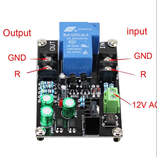 Aiyima Mono Pengaman Speaker 30A Daya Tinggi  untuk Audio Amplifier DIY