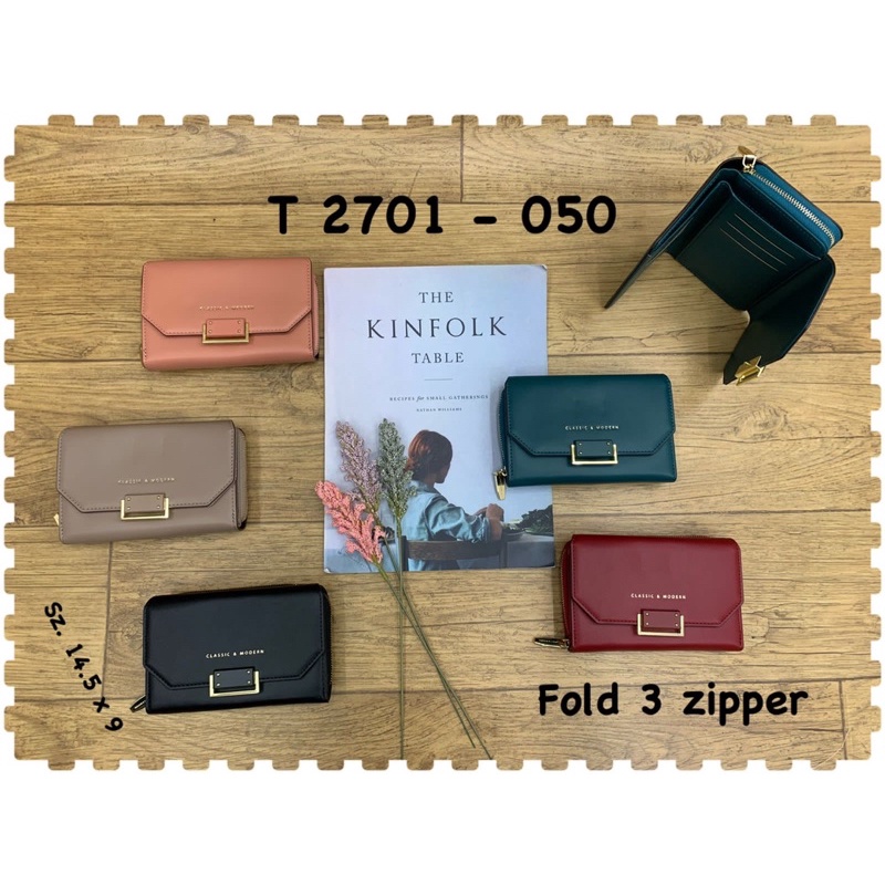 DOMPET PENDEK WANITA FASHION IMPORT BAHAN SANGAT TEBAL/SLOT KARTU