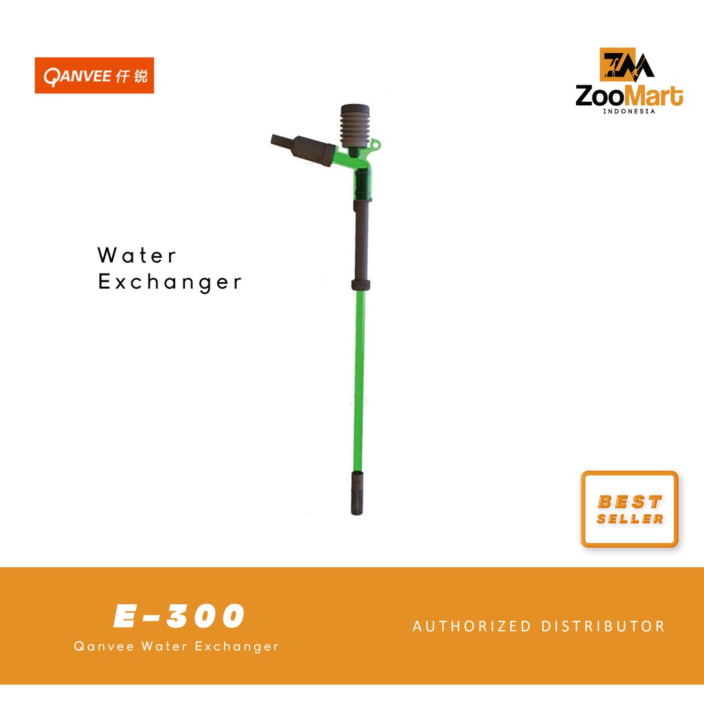 Qanvee E-300 Siphon / Water Exchanger / Selang Water Change Semi Otomatis / Aquarium