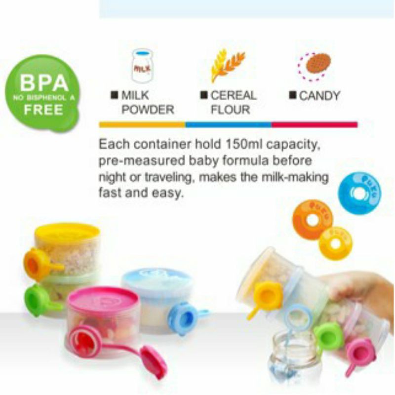 PUKU Baby Milk Powder Container (tempat susu bubuk)