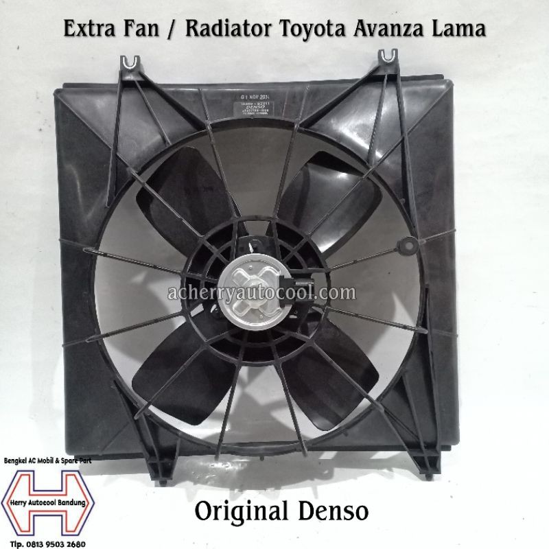 Extra Fan Radiator Toyota Avanza Lama - Denso Original