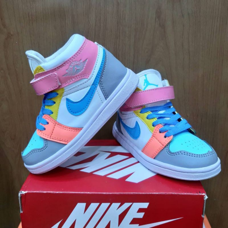 SEPATU NIKE ANAK JORDAN MULTICOLOR PREMIUM HIGH QUALITY JORDAN ANAK PEREMPUAN