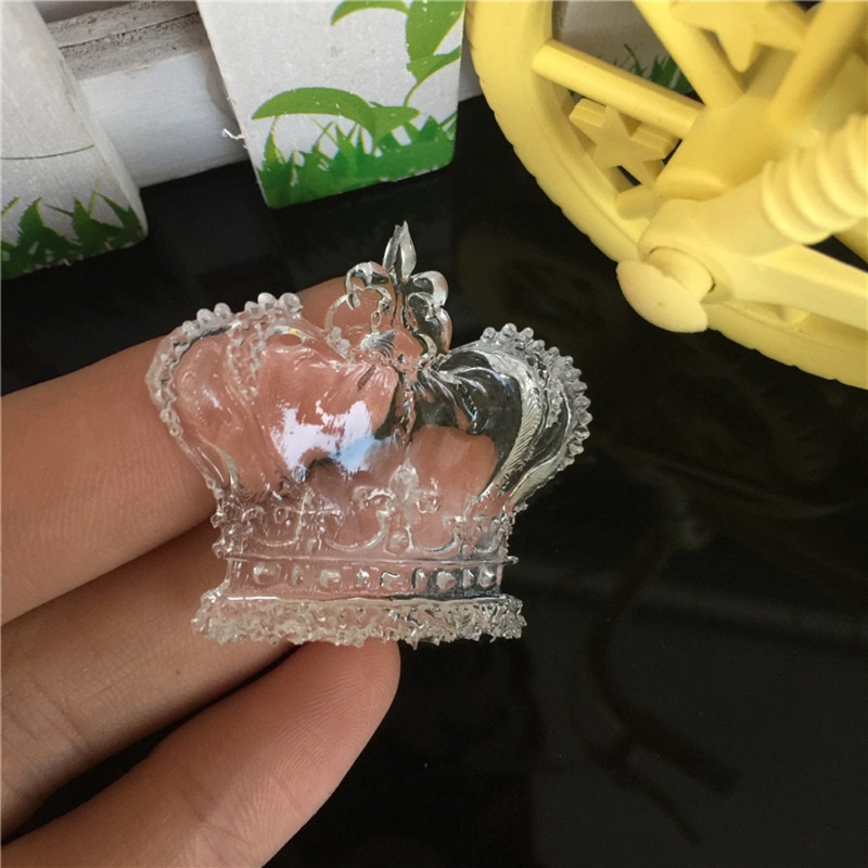 SIY  Crown Liquid Silicone Mold DIY Resin Jewelry Pendant Resin Casting Mold Tool