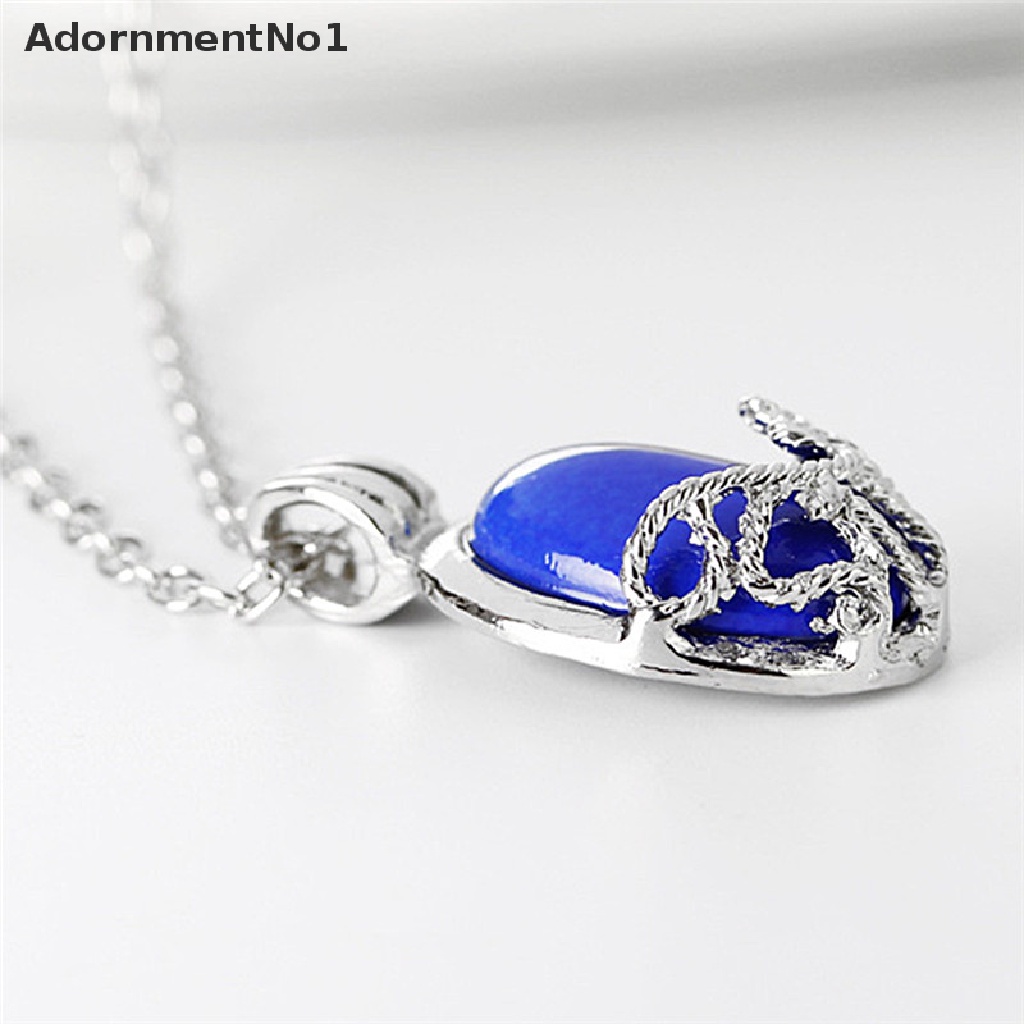 (AdornmentNo1) Kalung Rantai Lapis Lazuli Katherine Anti Sinar Matahari Untuk Wanita