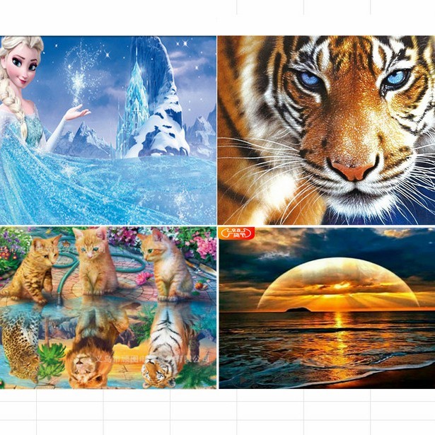 

5D DIY DIAMOND PAINTING COLORFULL 30X40CM CRAFT DRILL 04