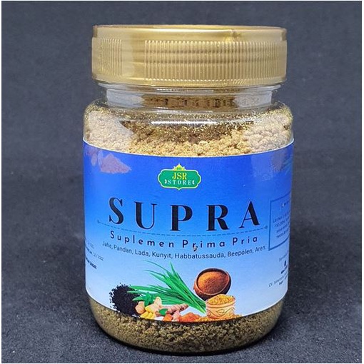 JSR SUPRA Suplemen Pria 140gr / Mengatasi keputihan pada Wanita / JSR rempah rekomendasi Dr Zaidul A