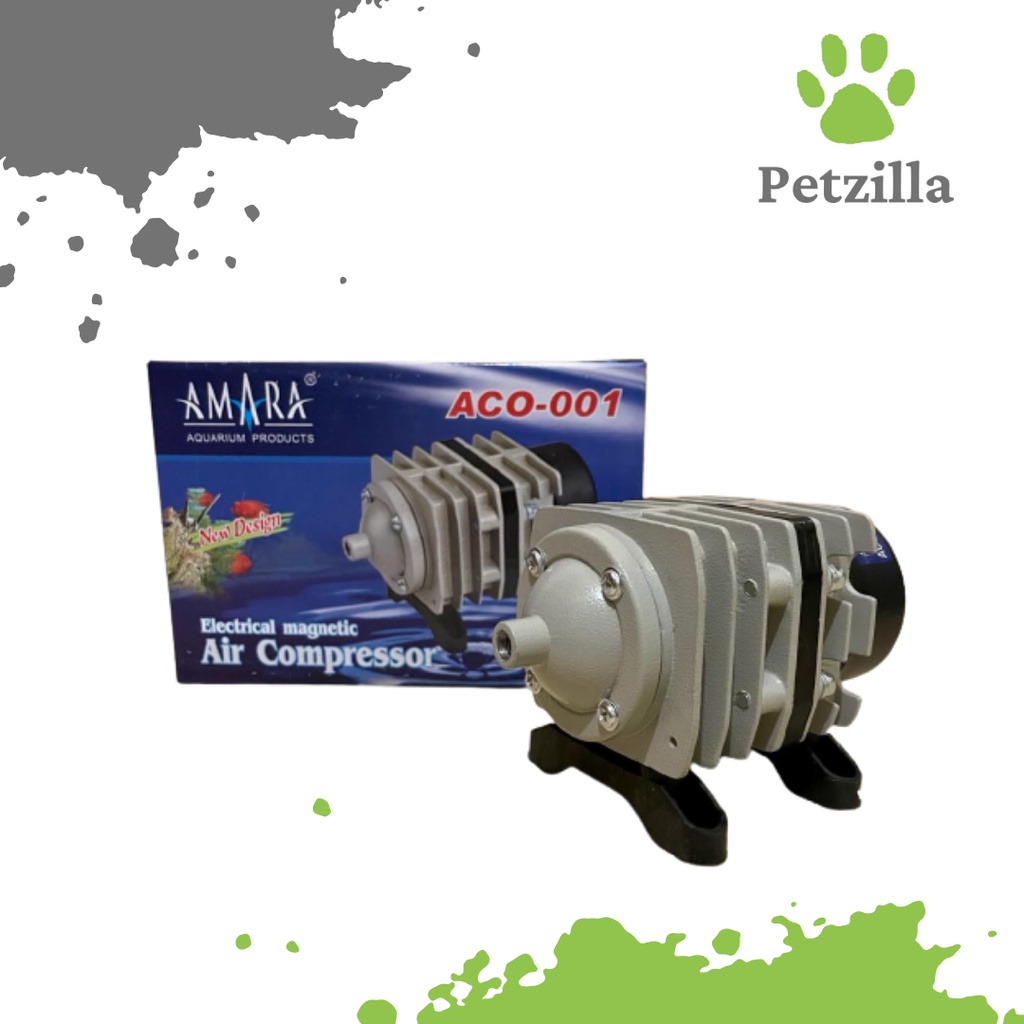 Mesin  Aerator Airator Aquarium Kolam Hidroponik Besar  Amara Aco 001 Electrical Magnetic Air Compre