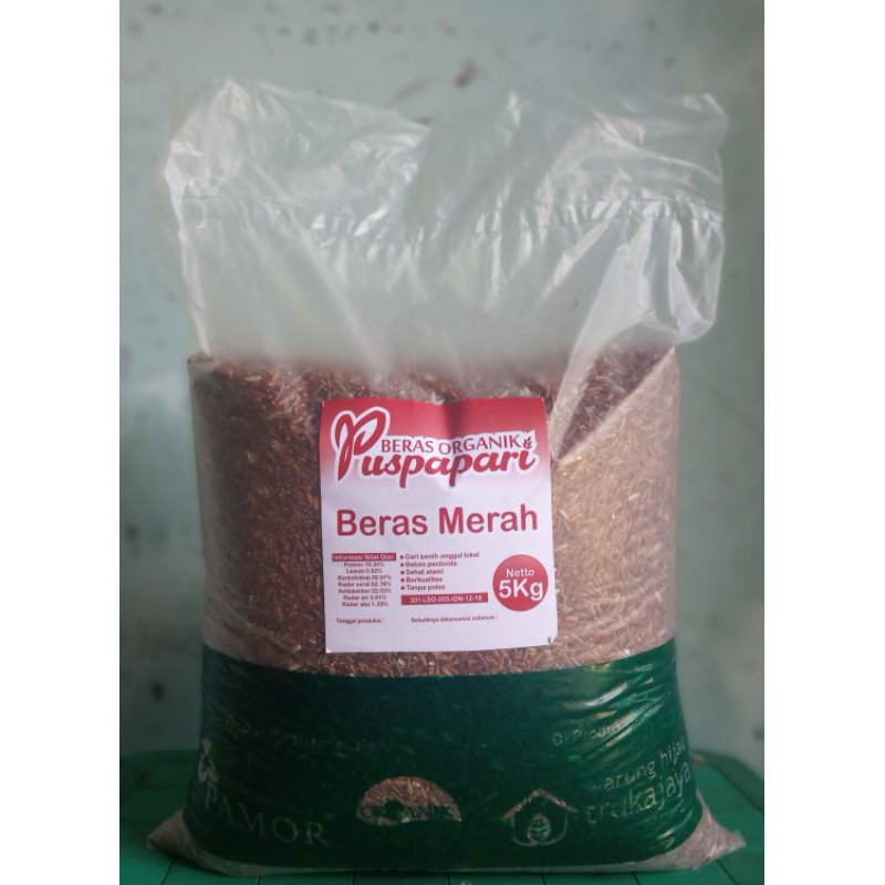 

BERAS MERAH KEMASAN 5KG NON VAKUM