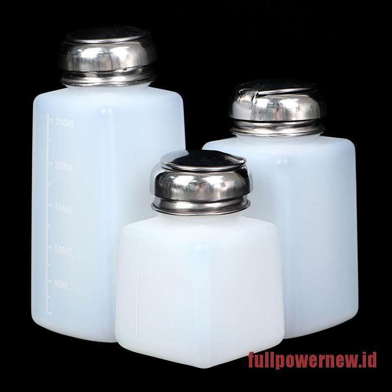 【COD】Empty Pump Dispenser Nail Polish Remover Bottle Nail Art Clean Acetone Bottles