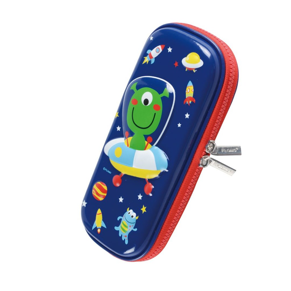 Asaba Stationery - Flomo Tempat Pensil Anak 3D Alien (Small)