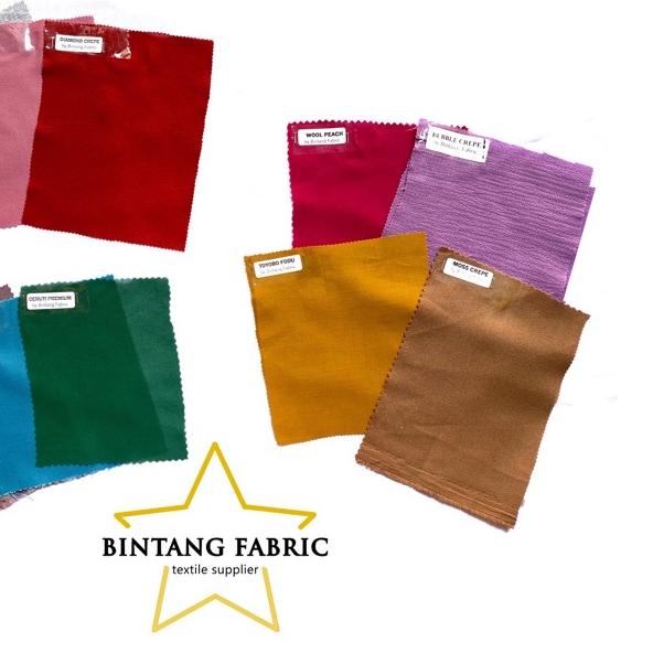 1 Set Handfeel Kain Bintang Fabric ✫