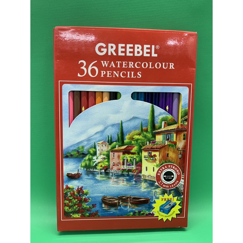 

GREEBEL Pensil Warna Water Colour Lead 3.7 mm 36 warna 6736