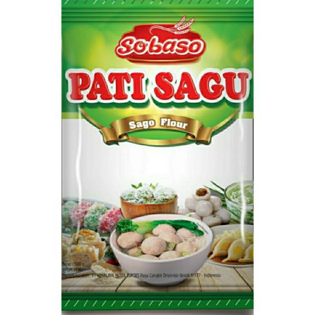 

Sobaso Pati Sagu Sago Flour 500 Gram( isi 2 bks )