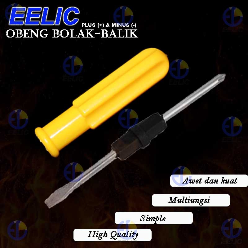 EELIC OBB-15CM Obeng bolak balik alat perbaikan multifungsi berkualitas tinggi