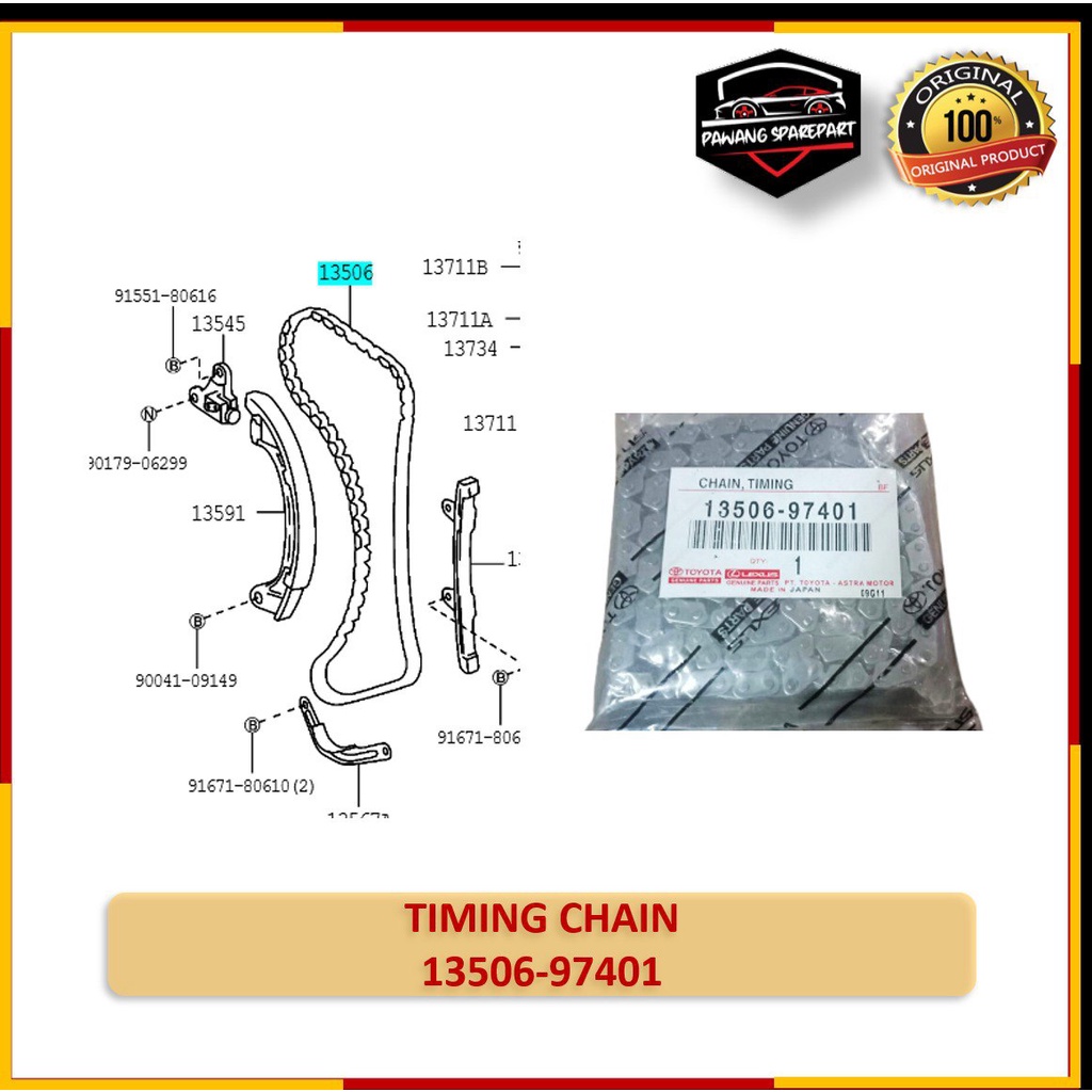 Timing Chain Avanza 1,3 13506-97401