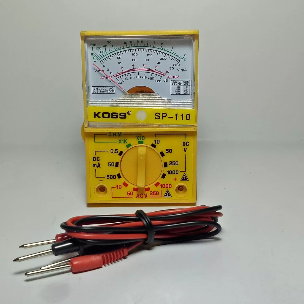 MULTITESTER/MULTIMETER/AVO METER Analog SP-110 ATN/KOSS