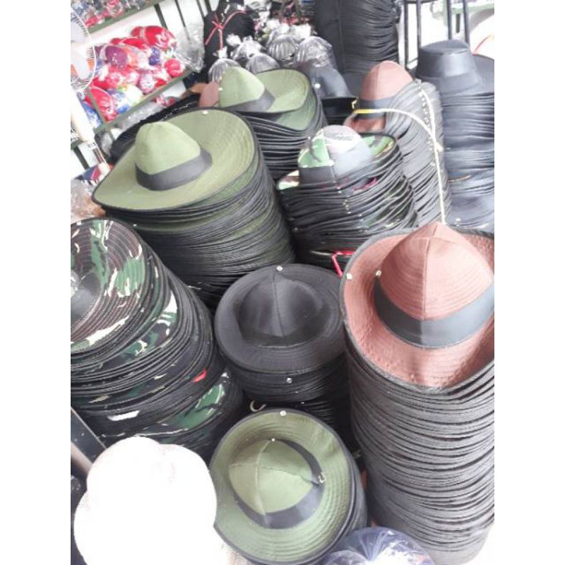 Topi Petani daun lebar topi meksiko Topi sawah/Topi jepang