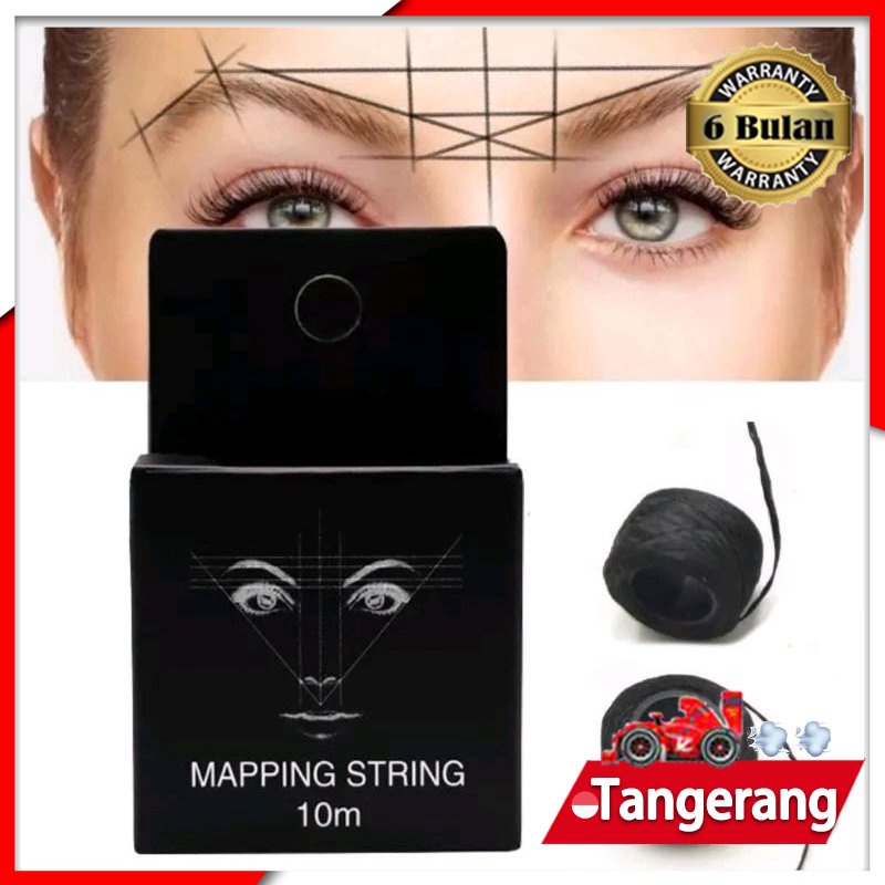 10m Mapping String Eyebrow / Penggaris Sulam Alis / Benang Pembentuk Pola Alis Sulam Alis