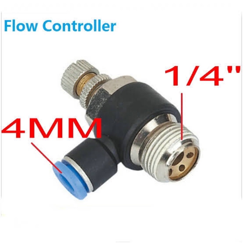 Pneumatic Fitting SL 4-02 / 4mm-1/4&quot; inci