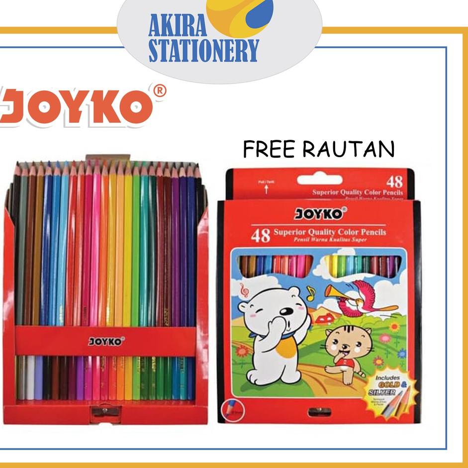 

ツ COLOR PENCIL / PENSIL WARNA JOYKO CP-48PB / CP 48B RAUTAN 48 WARNA Recomend