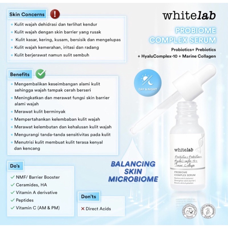 Whitelab Probiome Complex Serum 20ml