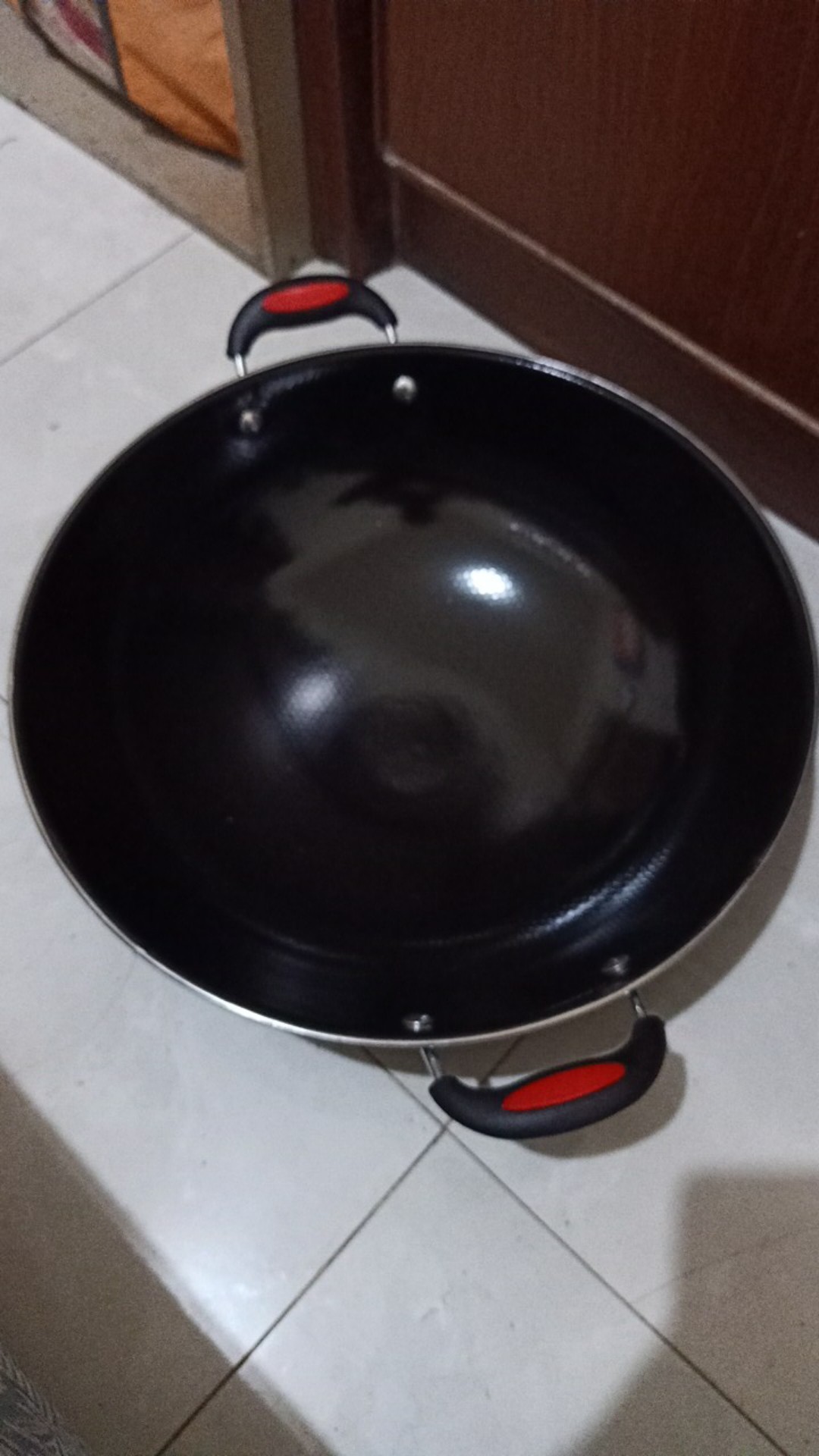 [termurah] Penggorengan/wajan Enamel Anti Gores Uk 34cm