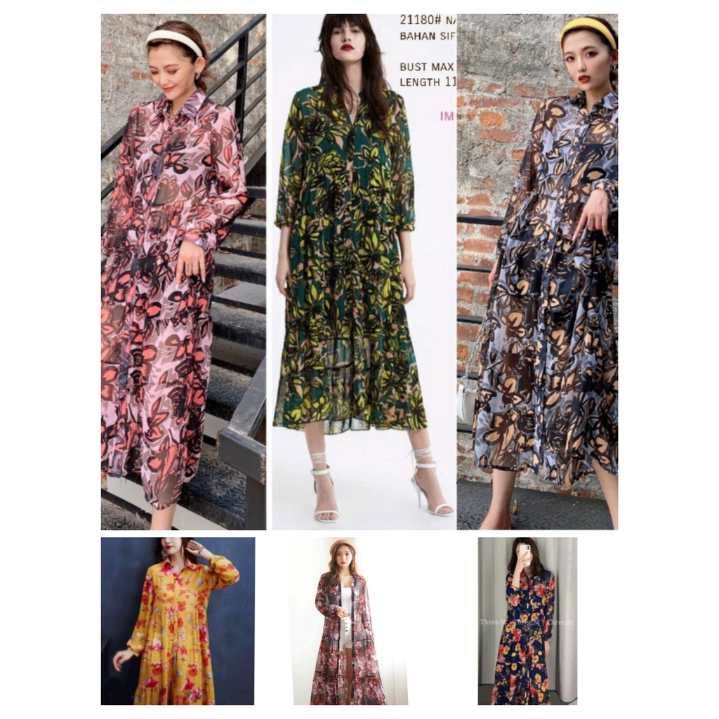 TM 21180/21190  NAGITA Dress Maxi/OUTER (2in 1) import(tanpa furing)-3