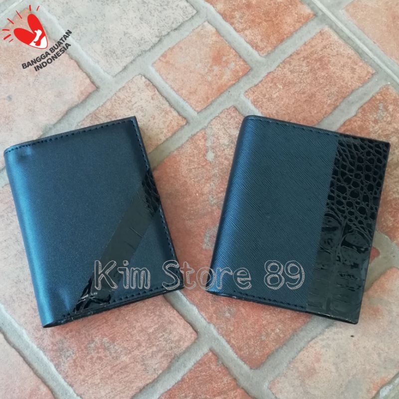 New Arrival - Dompet Kartu Nama CardHolder Pria Wanita kombinasi LIST CROCO